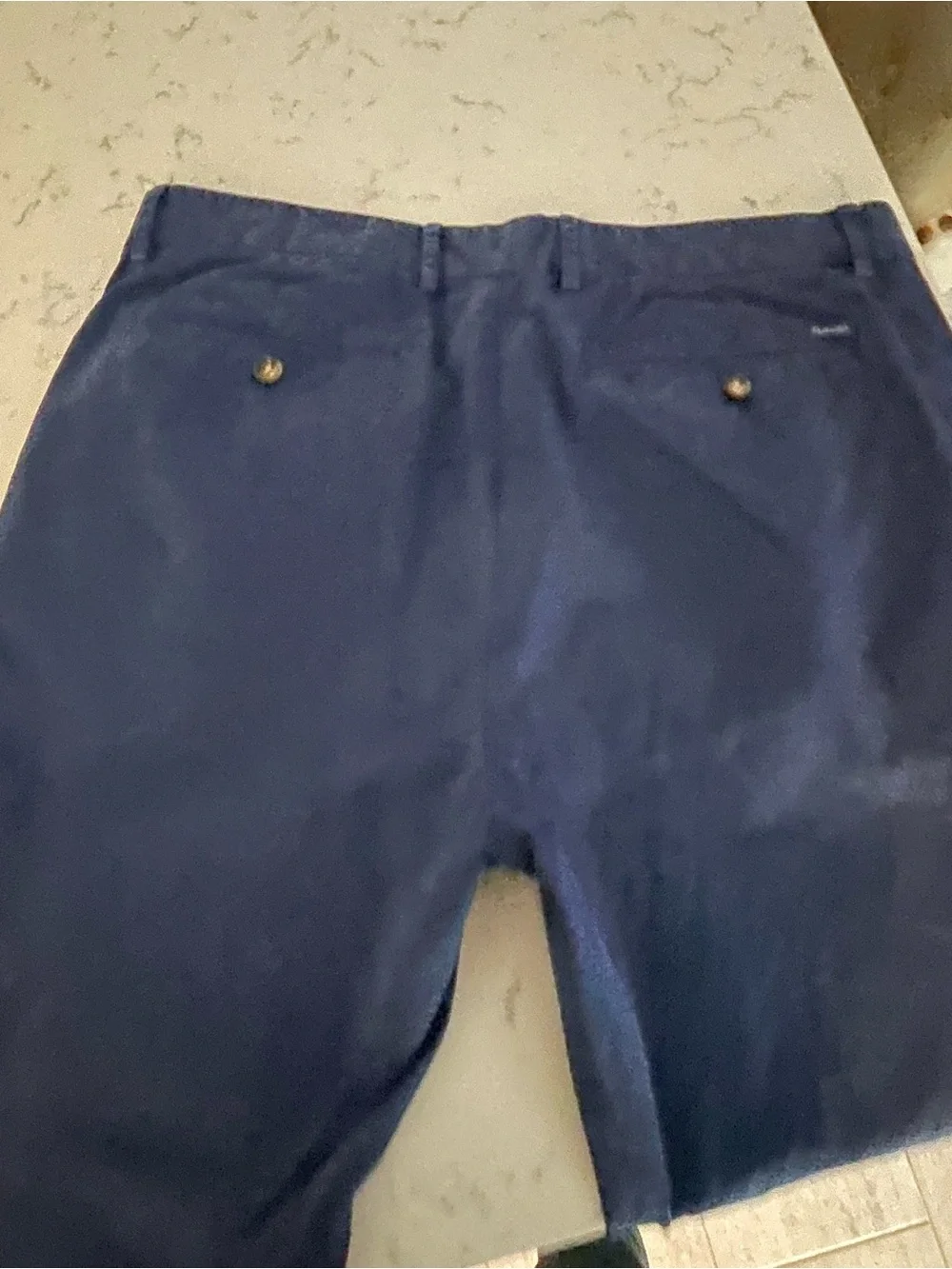 Faconnable Dark Navy Casual Trousers